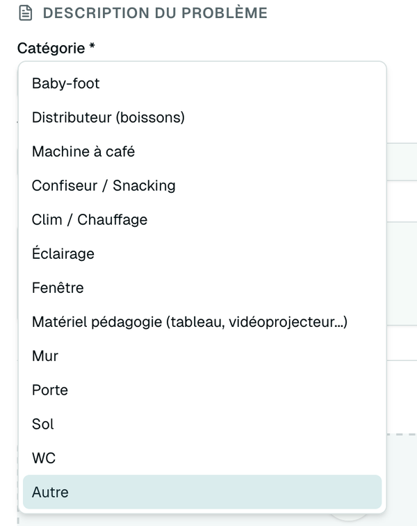 Catégorie supplémentaire