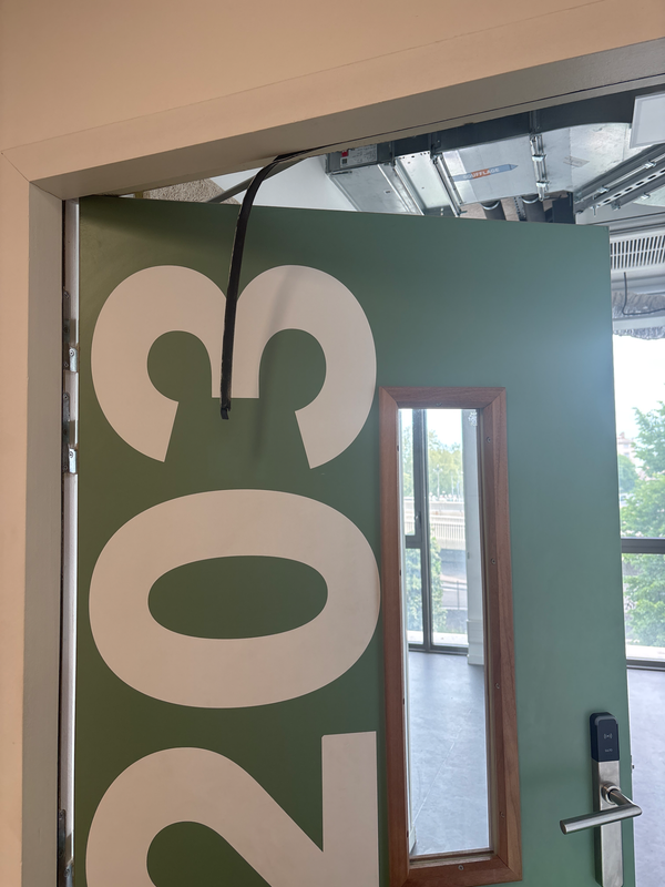 Problème dans la porte